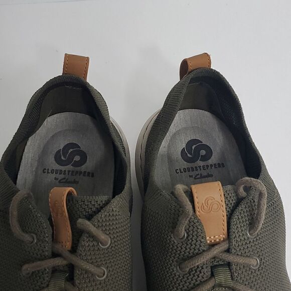 Cloudsteppers by Clarks Men's Step Urban Mix Sneaker Khaki Textile Knit Size 12M - Picture 9 of 12
